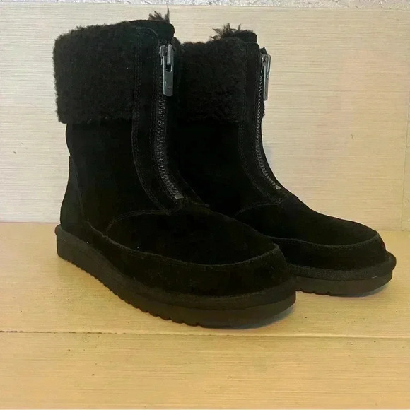 Koolaburra by Ugg Faux Fur Zip Up Boots - Picture 2 of 8
